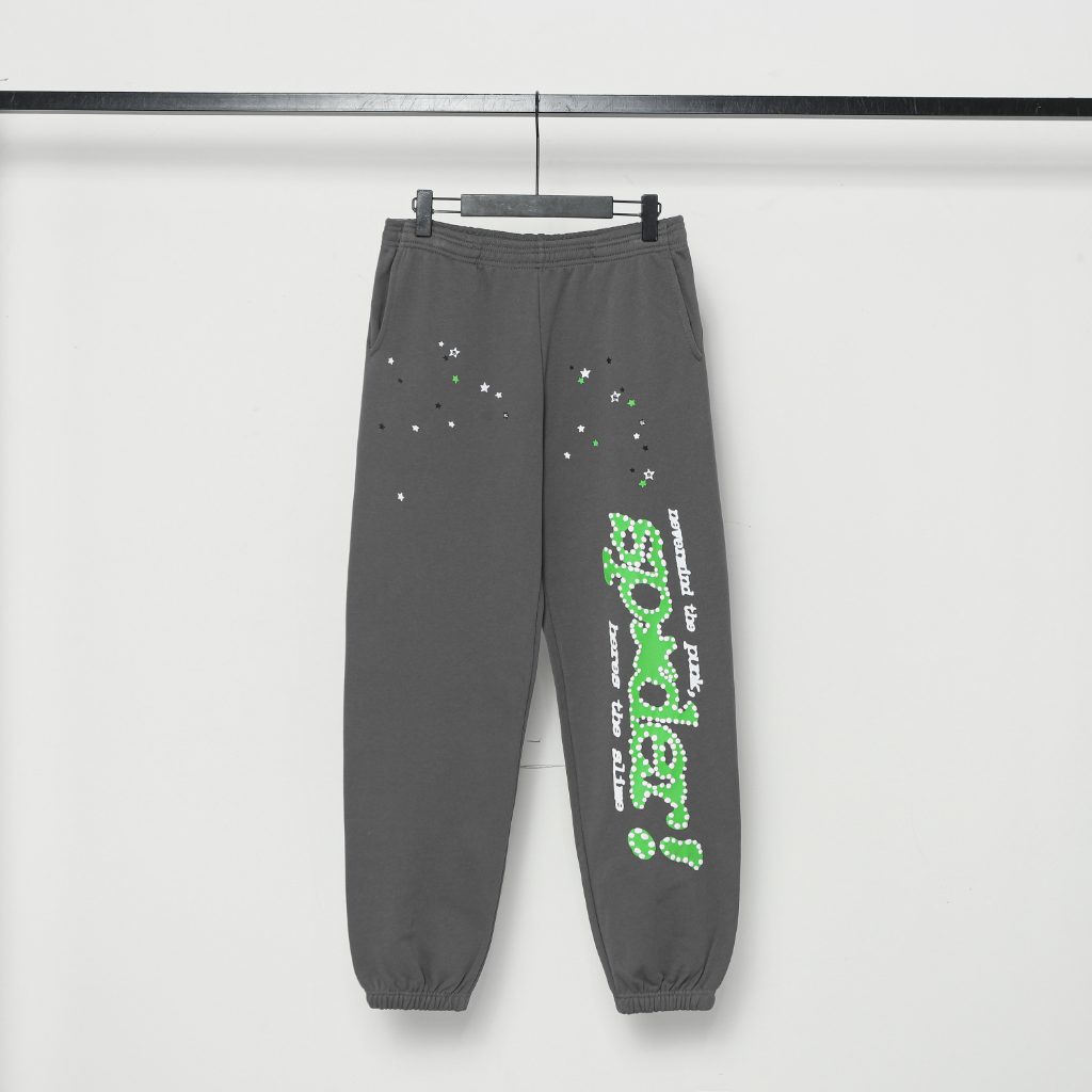 Sp5der Slime Studded Sweatpants V2