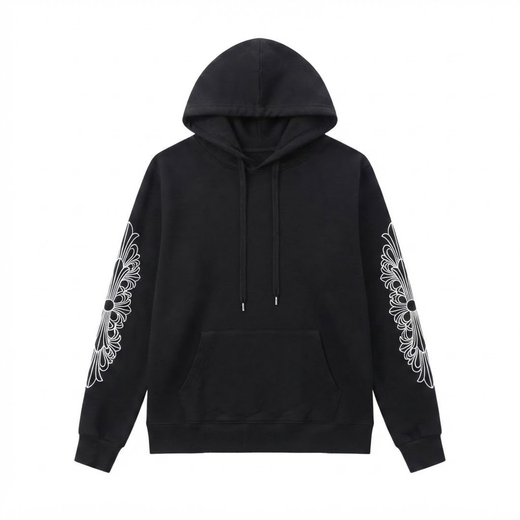 Chrome Hearts Ornate Scroll Hoodie