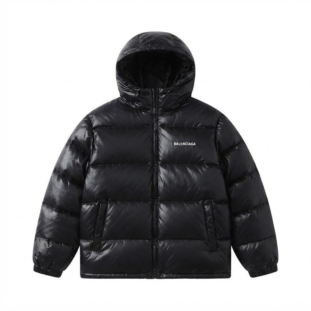 Balenciaga Logo Puffer Jacket