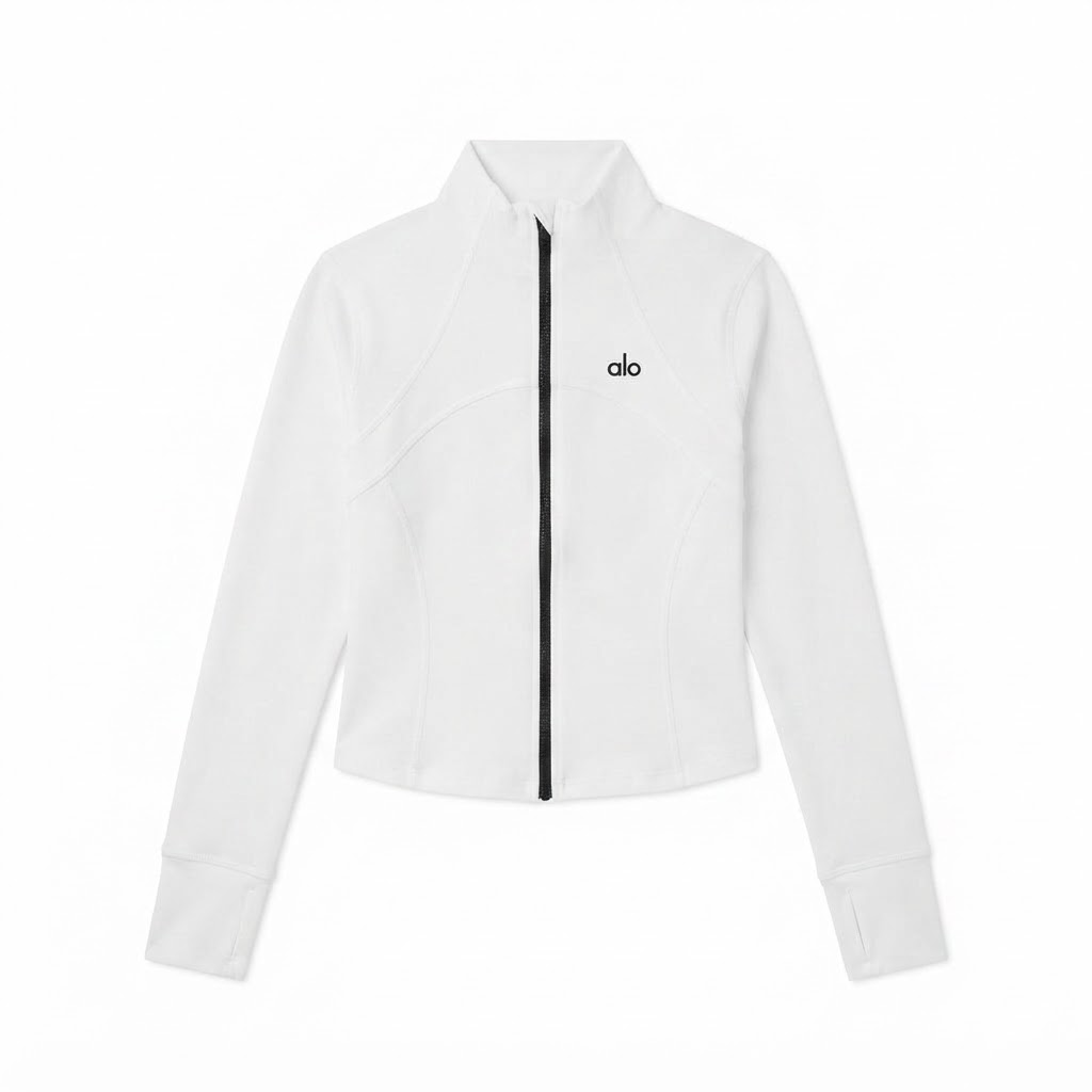 Alo Raglan Zip-Up Athletic Jacket
