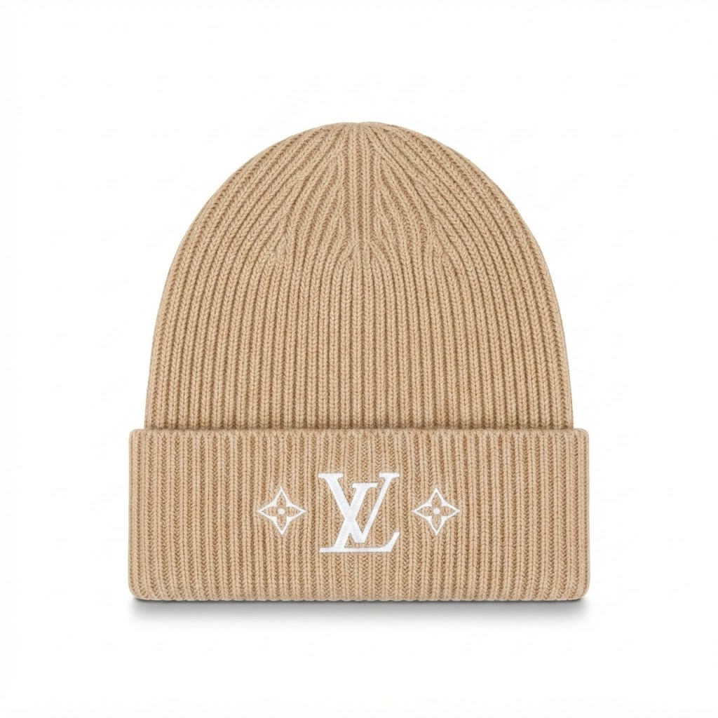 Louis Vuitton Embroidered Monogram Beanie