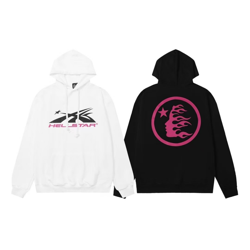 Hellstar Star Profile Flame Hoodie