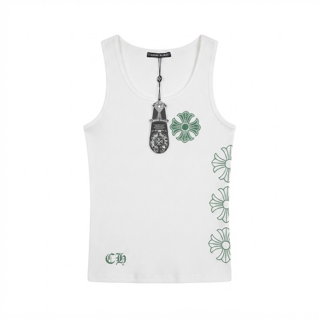 Chrome Hearts Floral Cross Tank
