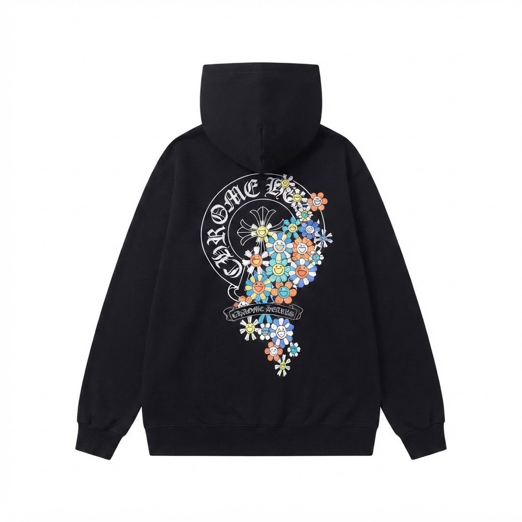 Chrome Hearts Smiley Flower Hoodie