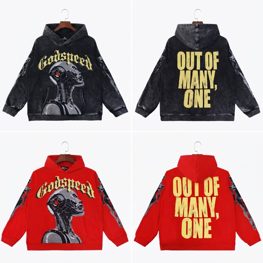 GODSPEED Cyborg Head Hoodie
