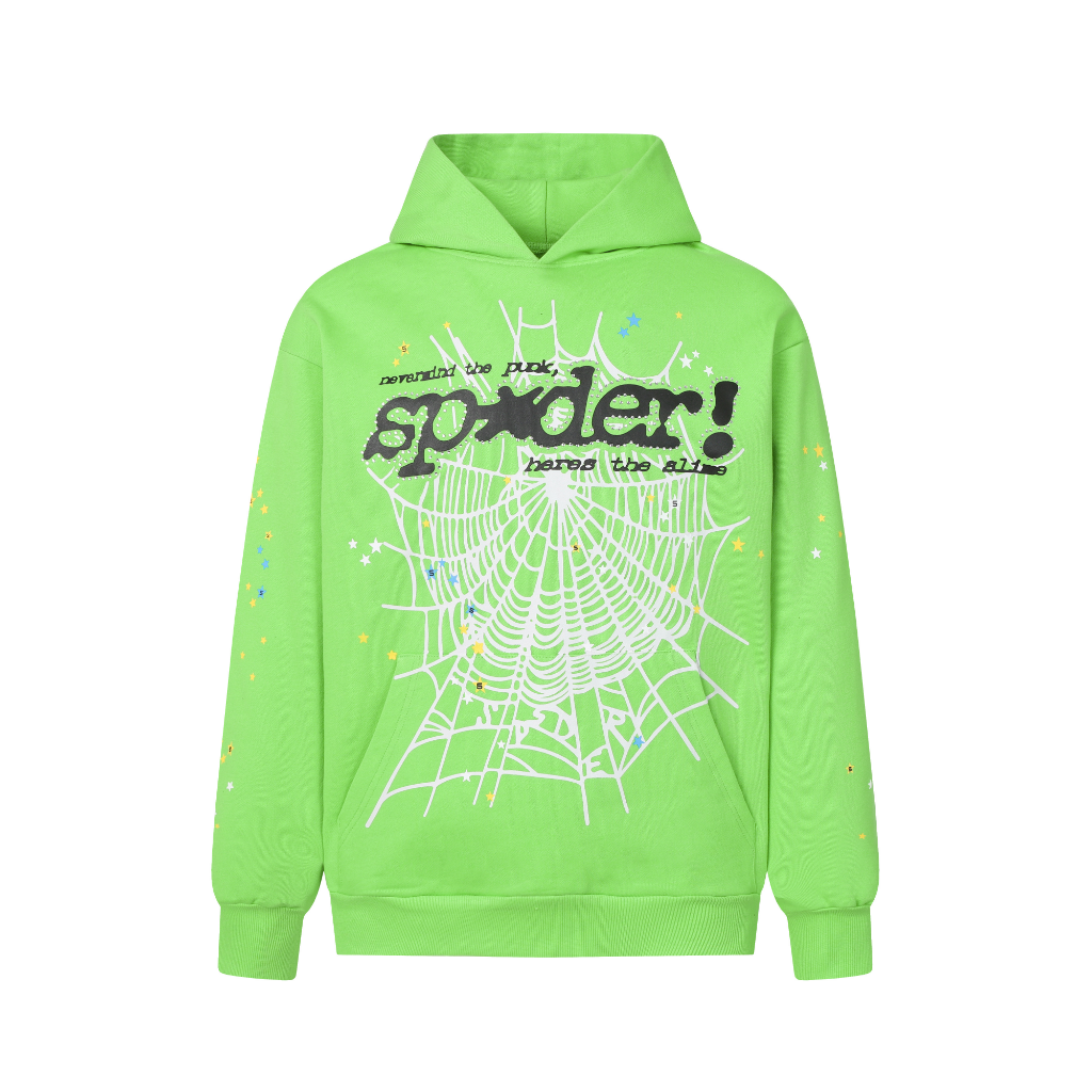 Sp5der Nevermind Slime Hoodie