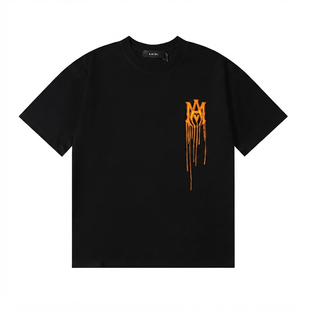 AMIRI Orange Drip AM T-Shirt