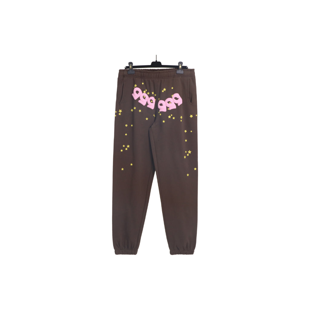 Sp5der 999 Brown Sweatpants
