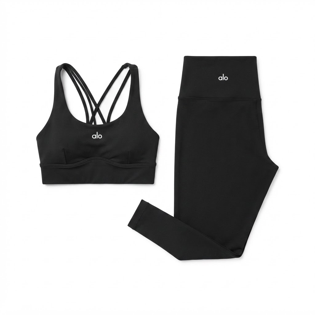 Alo Contoured Sports Bra & Leggings Set