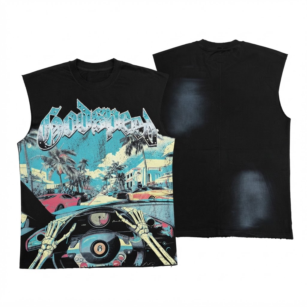 GODSPEED Comic Sleeveless Muscle Tee
