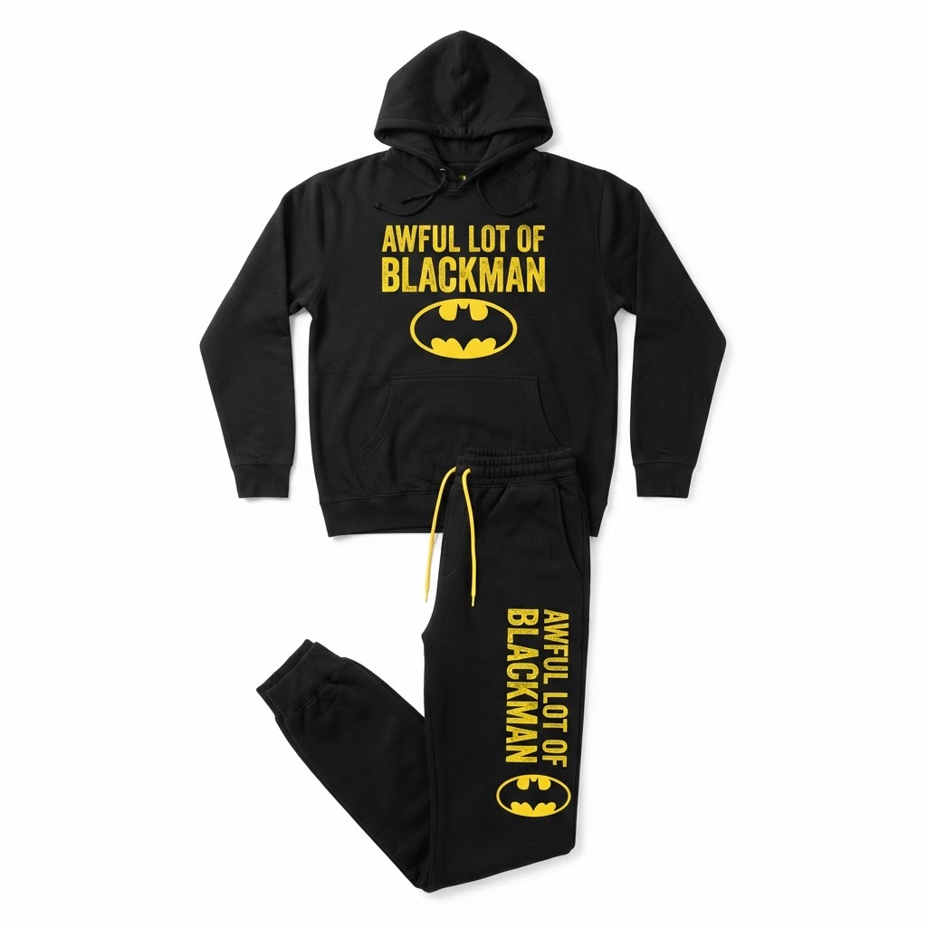 TAALOCS Tracksuit Set — Black Batman
