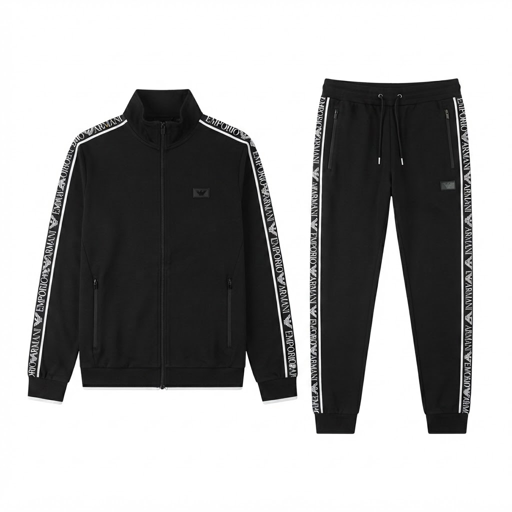 Emporio Armani Striped Tracksuit
