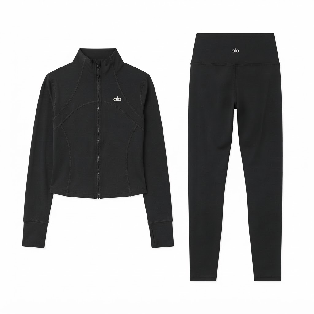 Alo Quarter-Zip Lounge Set