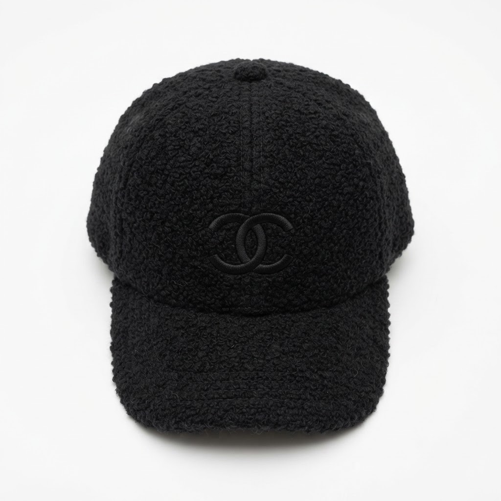 Chanel CC Teddy Fleece Baseball Cap II