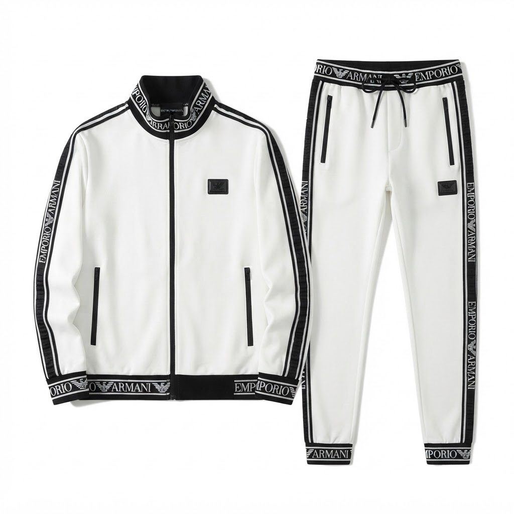 Emporio Armani Striped Tracksuit