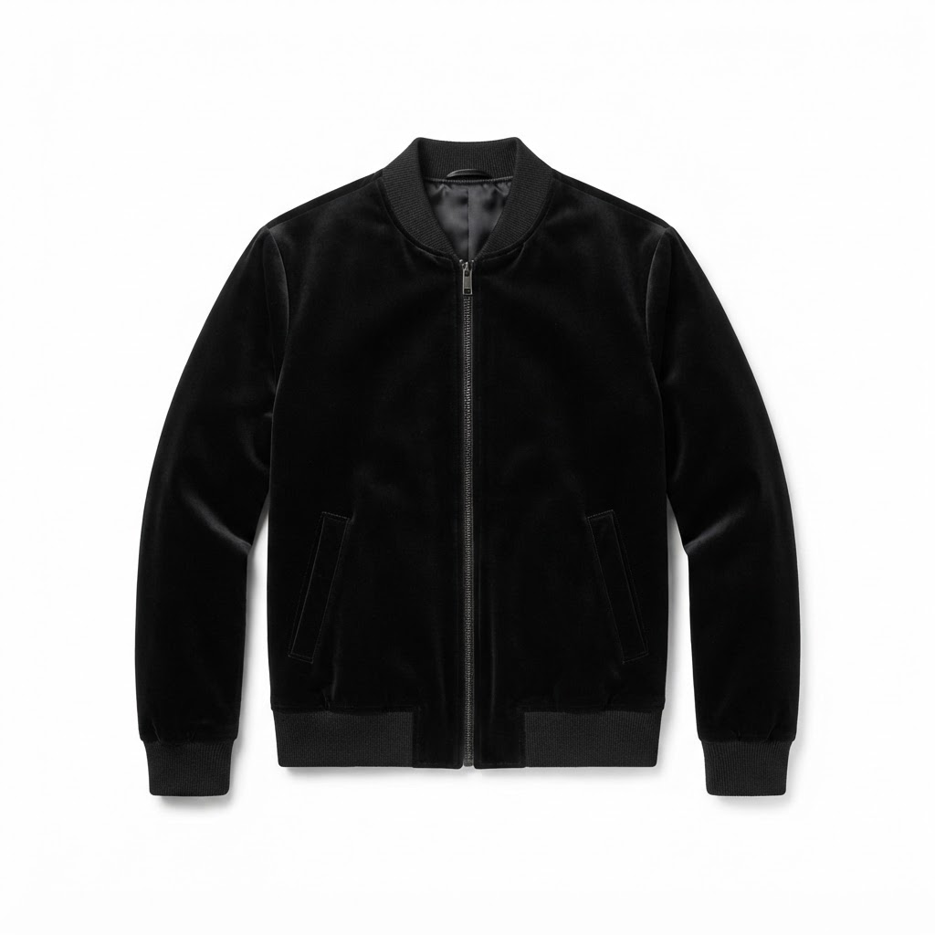 Bomber Jacket — Black Velvet