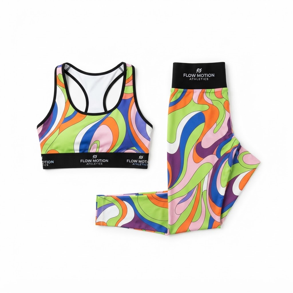 Pucci Multi-Color Racerback Activewear Set