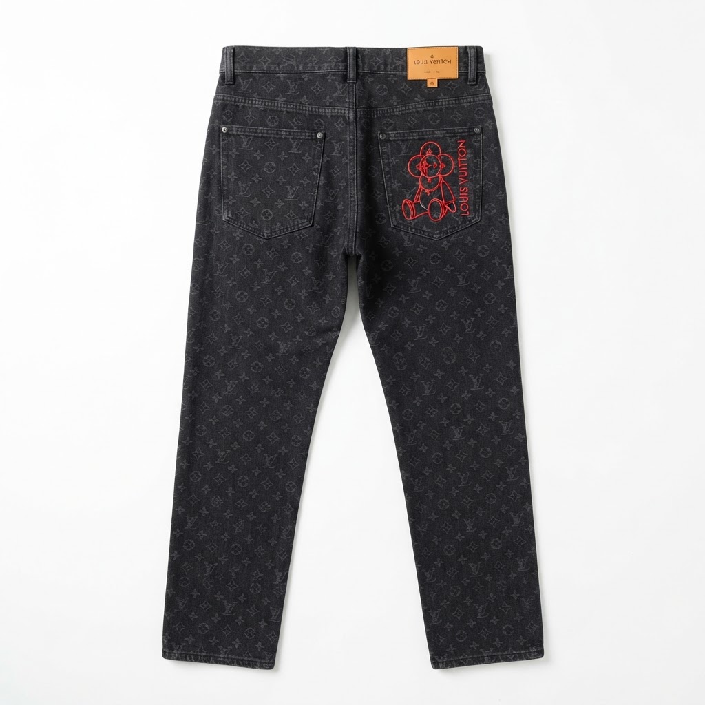 Louis Vuitton Monogram Denim Jeans