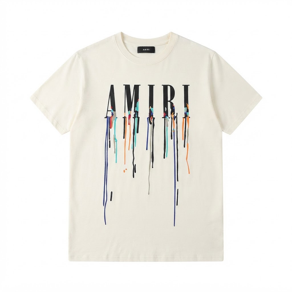 AMIRI Drip Logo T-Shirt