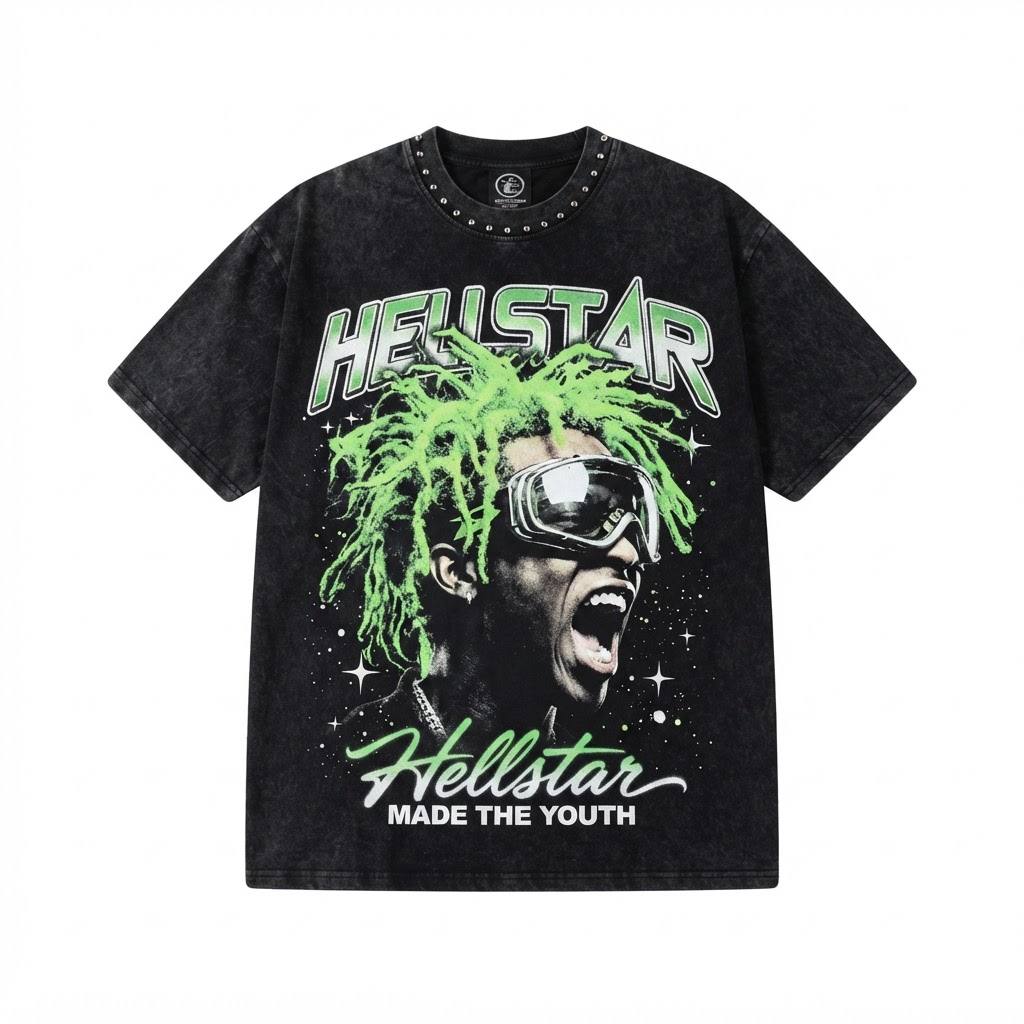 Hellstar Made the Youth Studded Tee