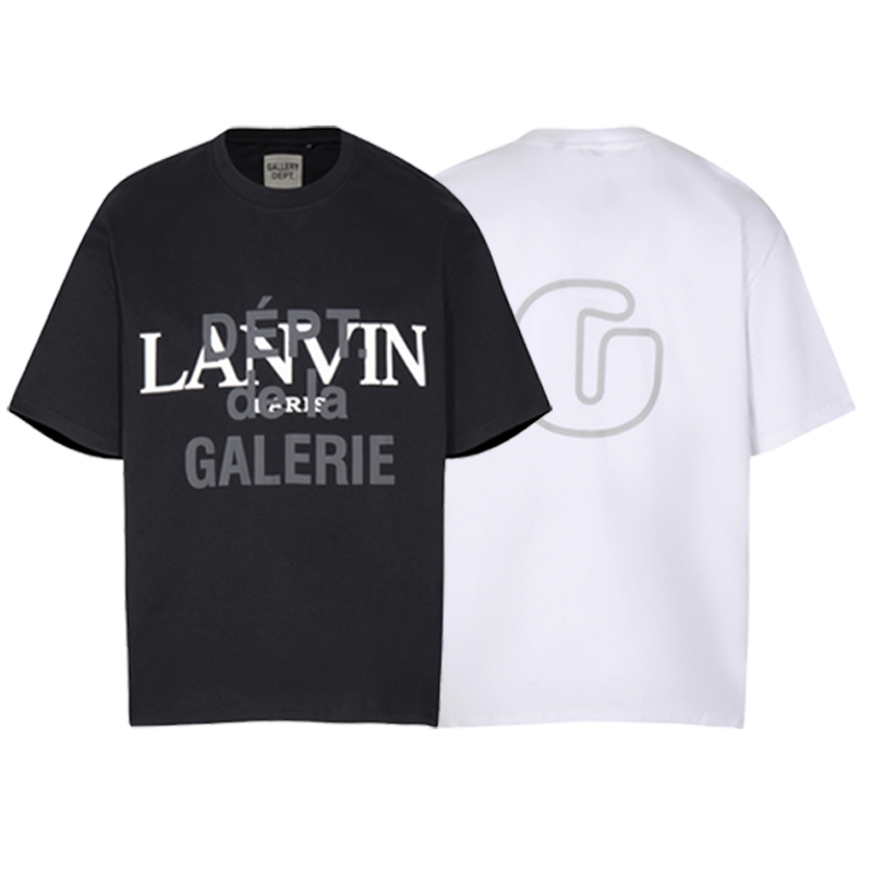 Gallery Dept. Hollywood T-Shirt — White/Blue/Black