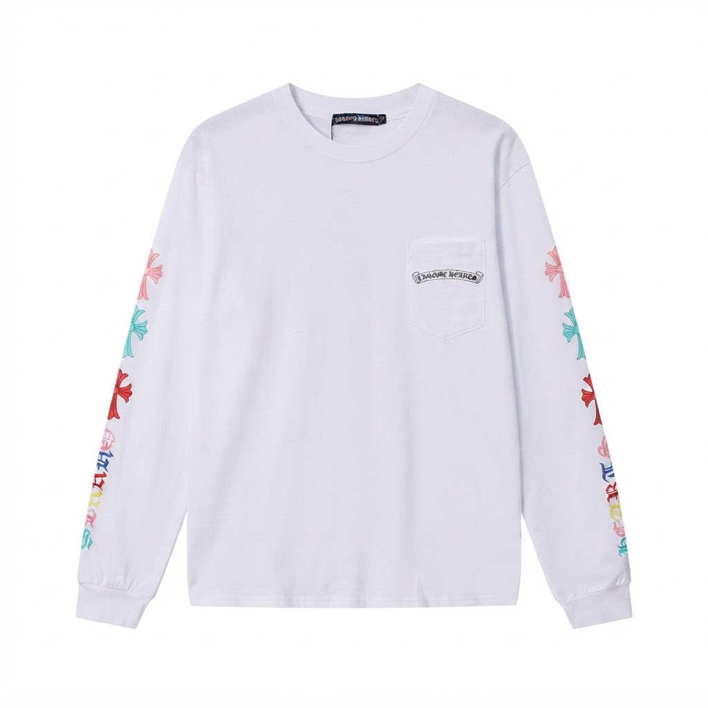 Chrome Hearts Multicolor Cross Long Sleeve