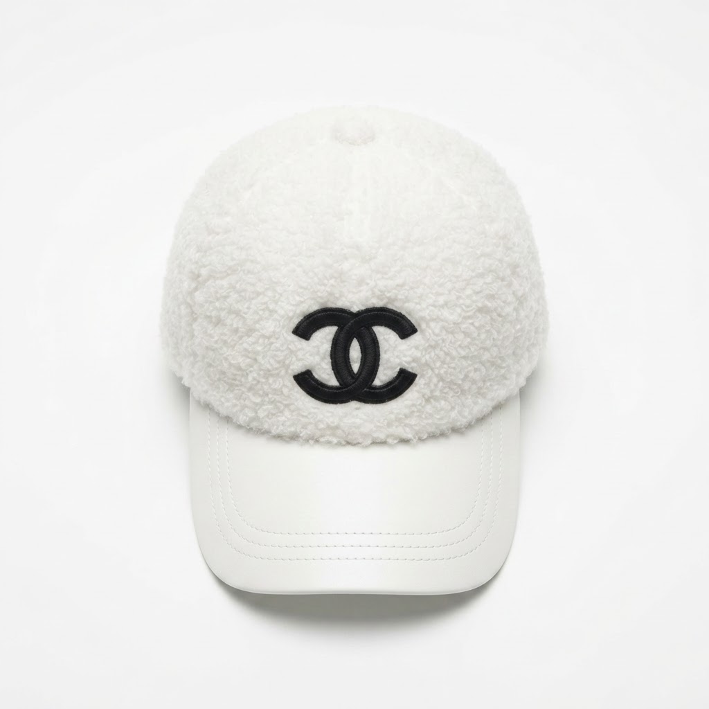 Chanel Fuzzy CC Baseball Cap