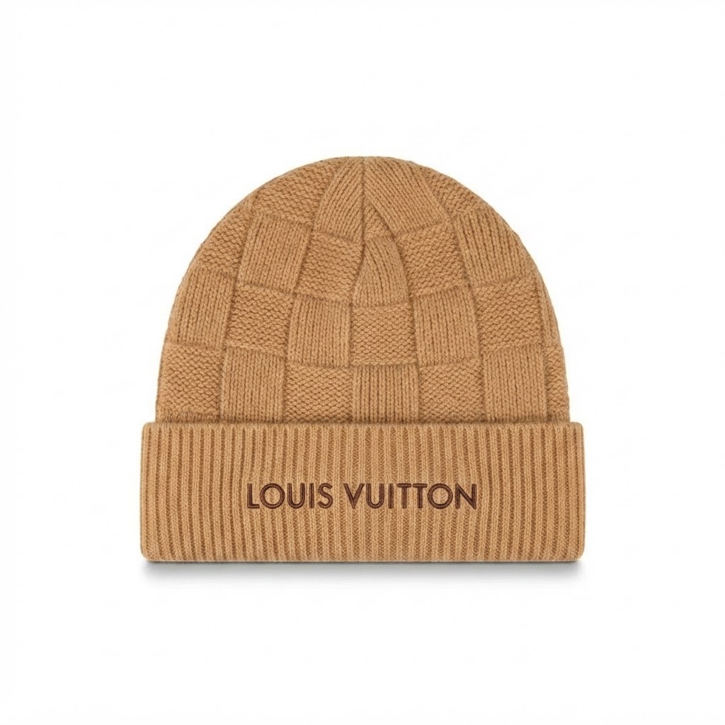 Ami Paris Heart Logo Beanie — Red Logo