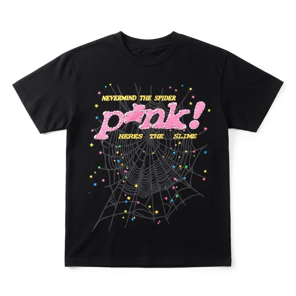 Sp5der Pink T-Shirt