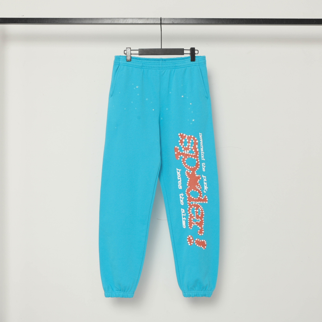 Sp5der Slime Studded Sweatpants V1