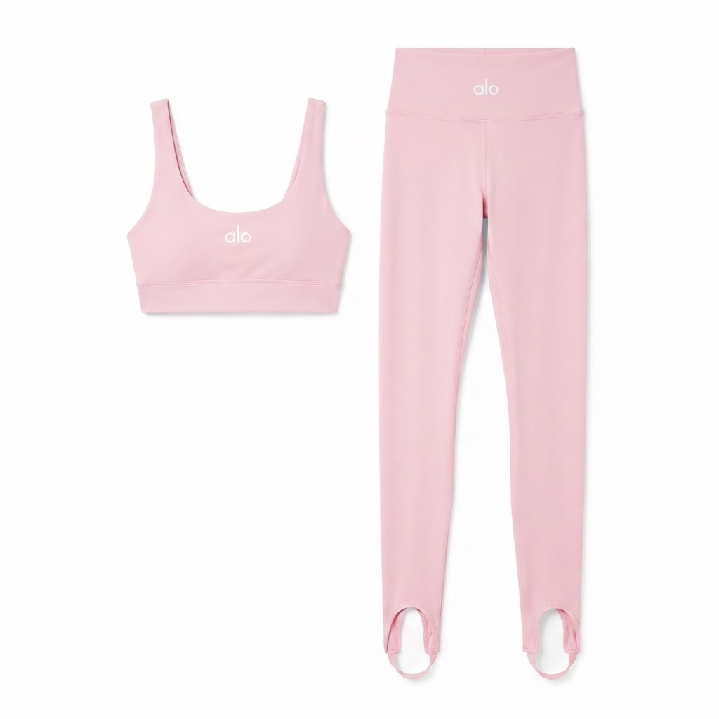 Alo Stirrup Leggings & Sports Bra Set