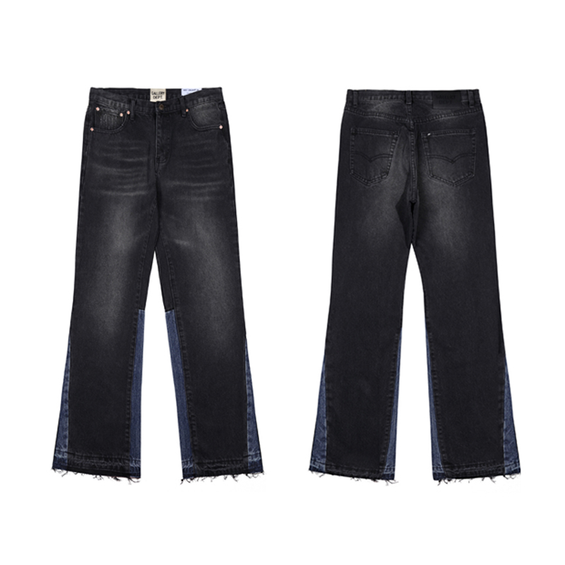Gallery Dept. Black Paint Splatter Waistband Jeans