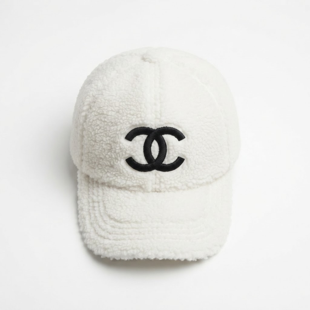 Chanel CC Fluffy Baseball Cap