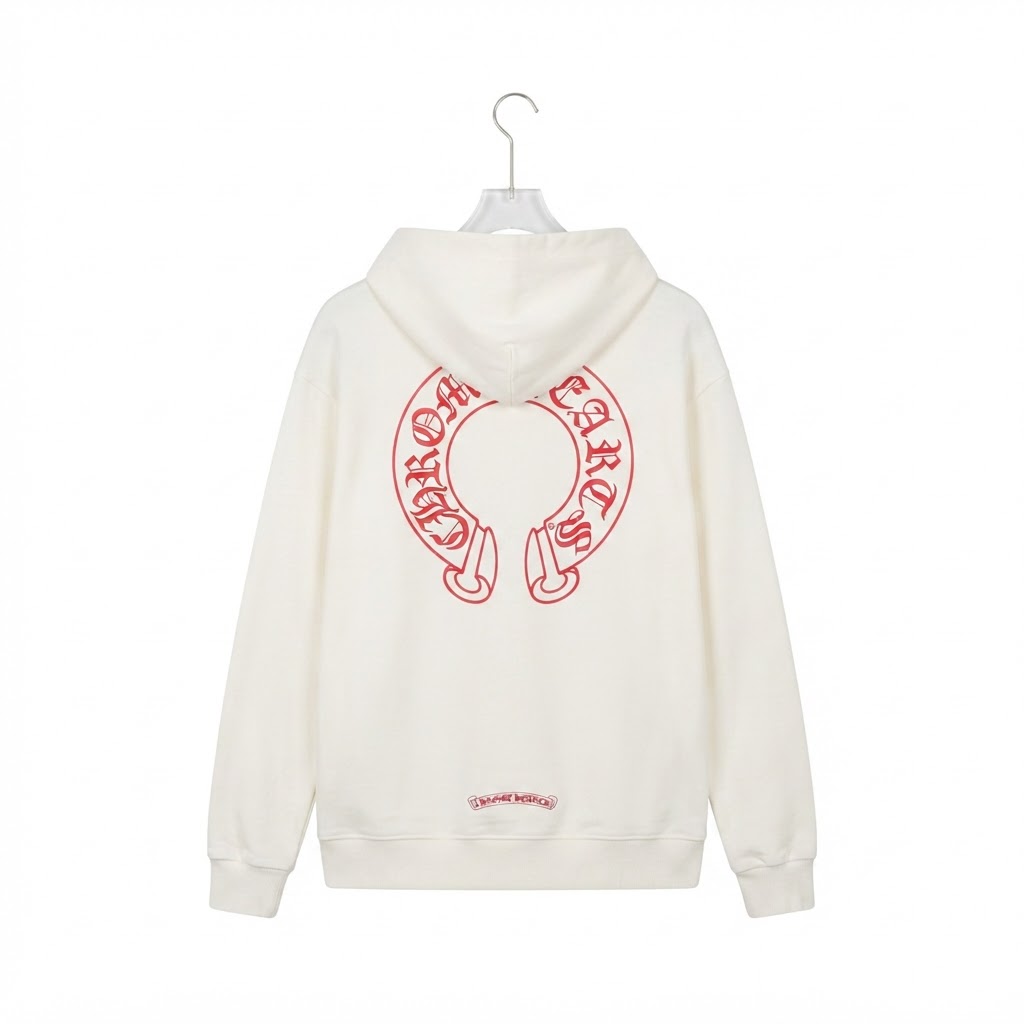 Chrome Hearts Red Cross Hoodie