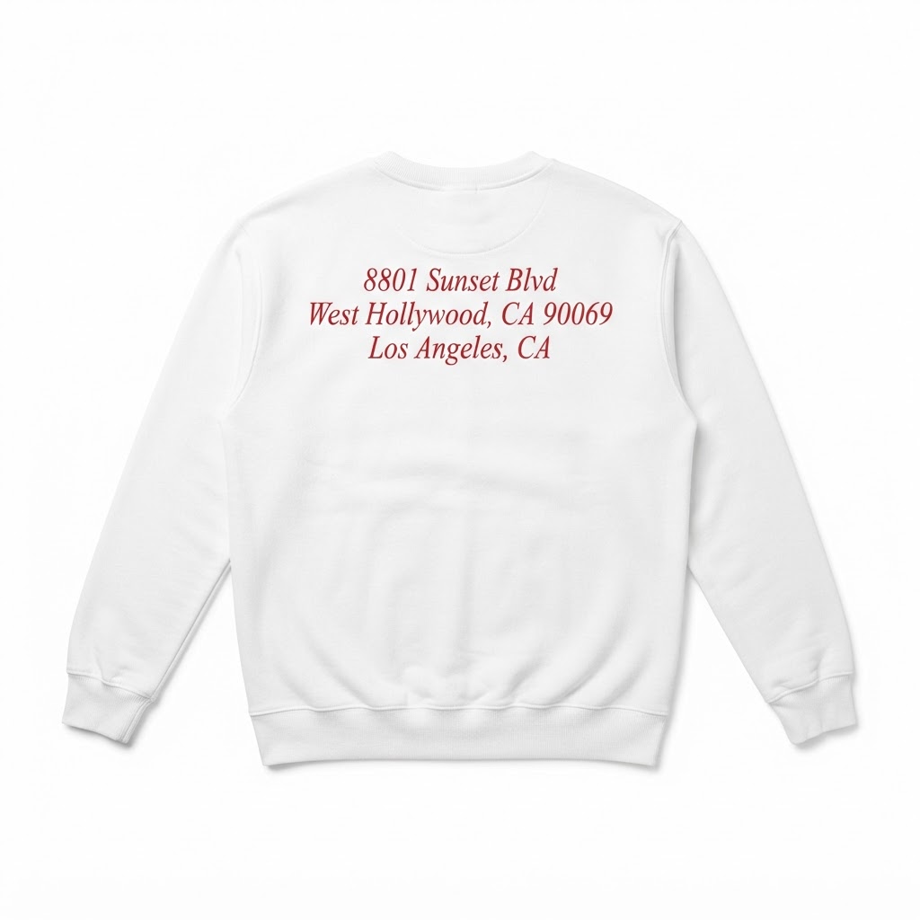 Supreme Box Logo Address Crewneck