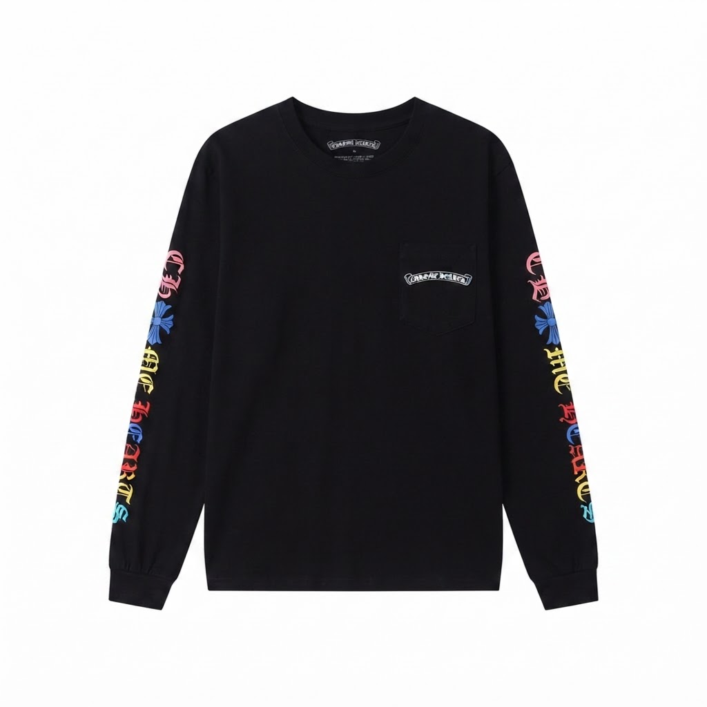 Chrome Hearts Multicolor Cross Long Sleeve