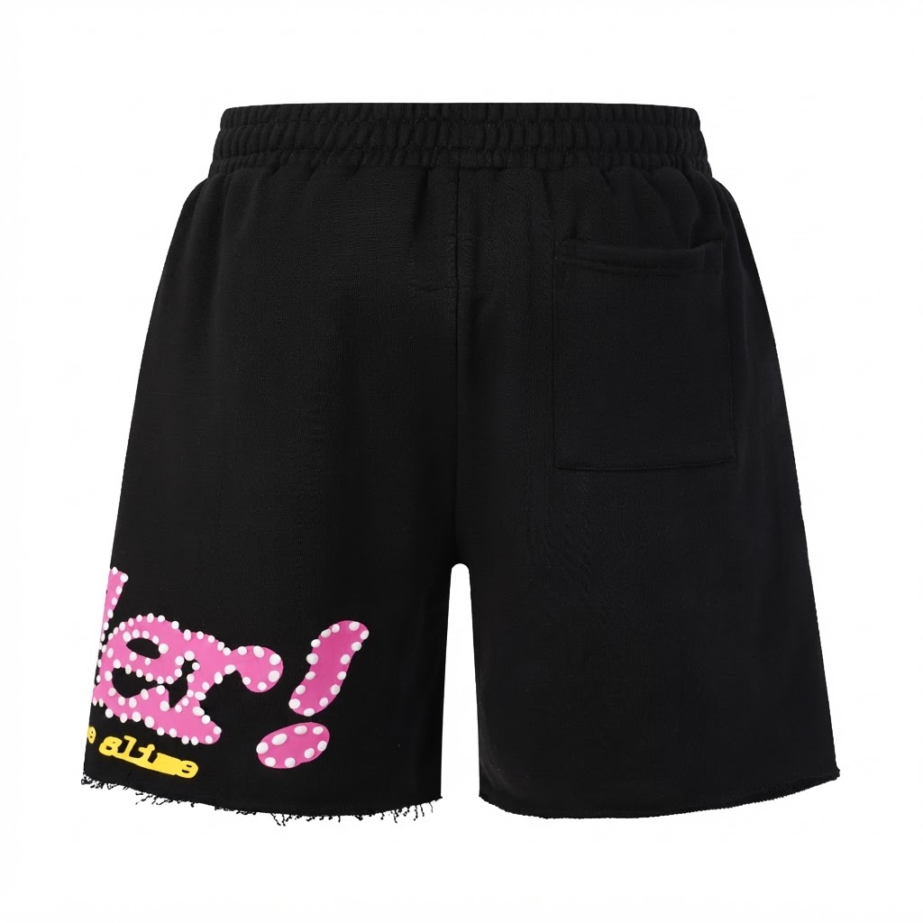 Sp5der Forever Studded Shorts
