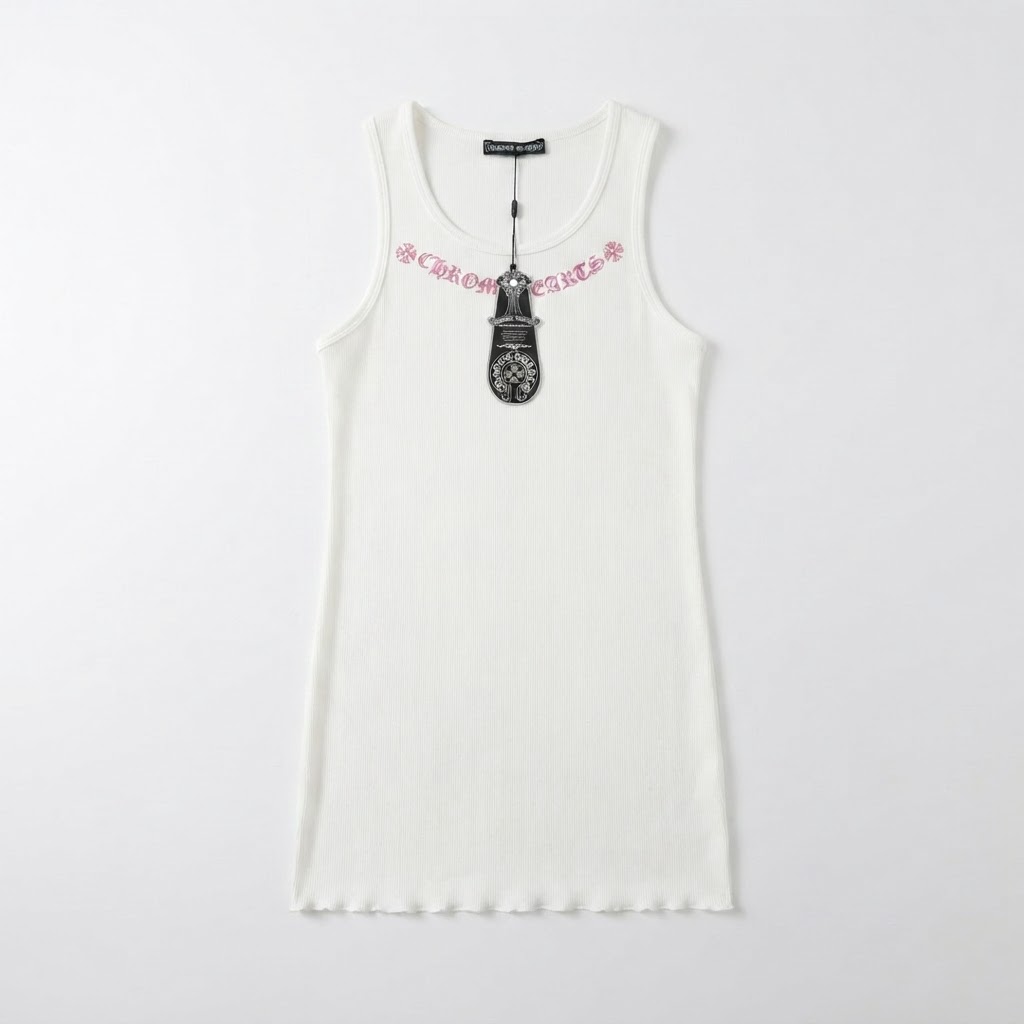 Chrome Hearts Ribbed Tank Dress
