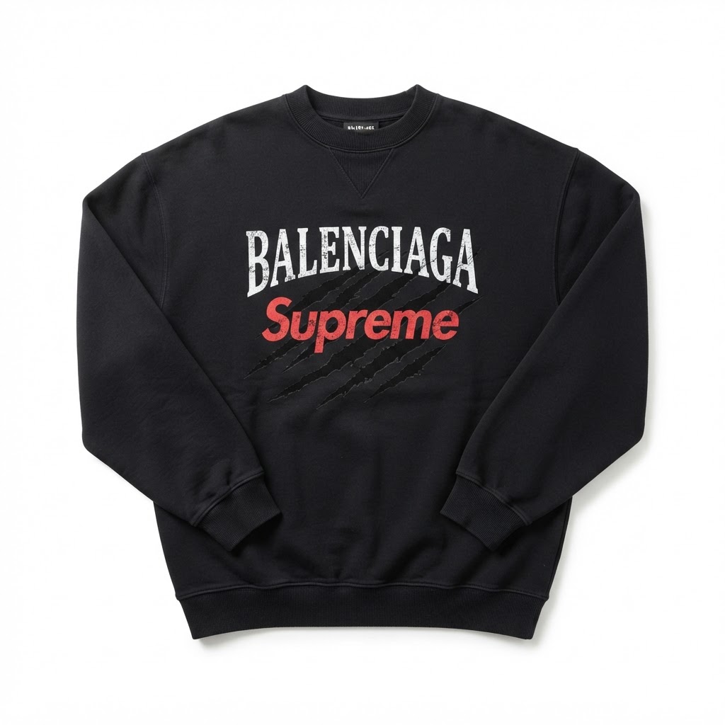 Balenciaga Claw Marks Supreme Crewneck