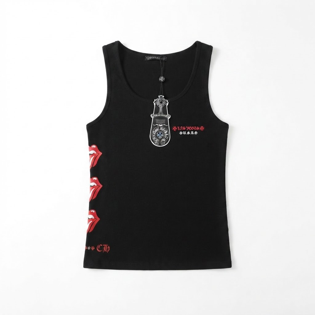 Chrome Hearts Vegas Lips Tank