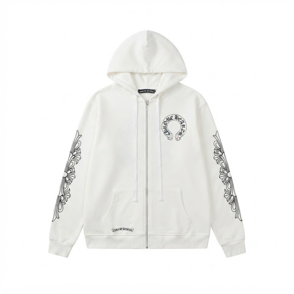 Chrome Hearts Horseshoe Zip Hoodie