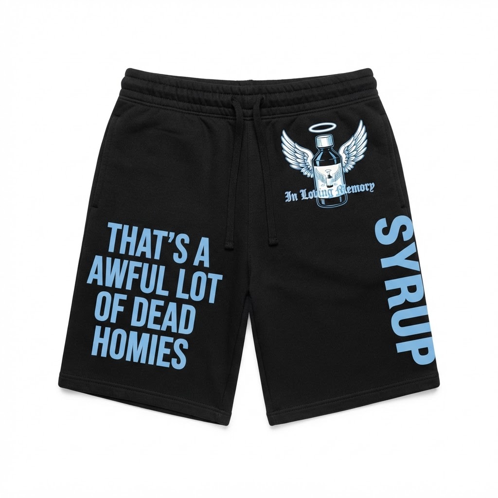 TAALOCS Shorts — Black Dead Homies