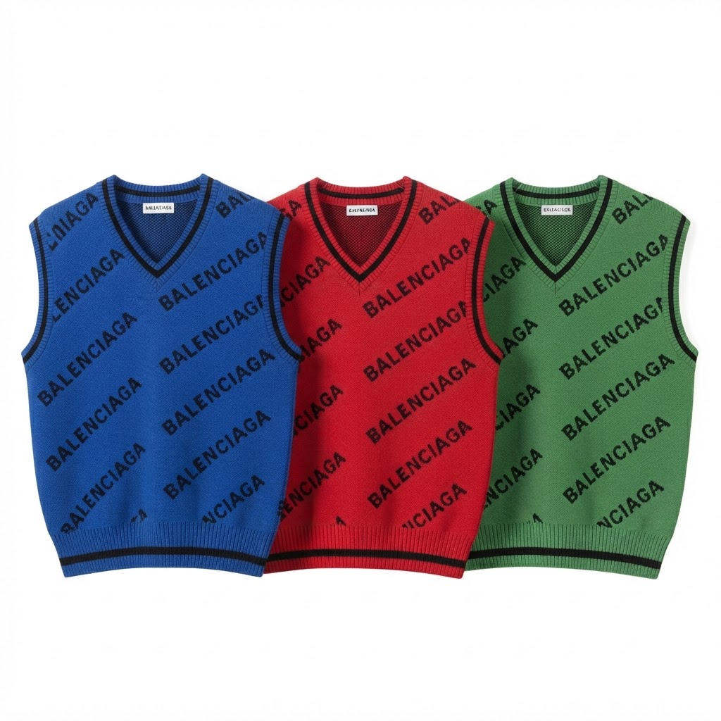 Balenciaga Diagonal Wordmark Vest
