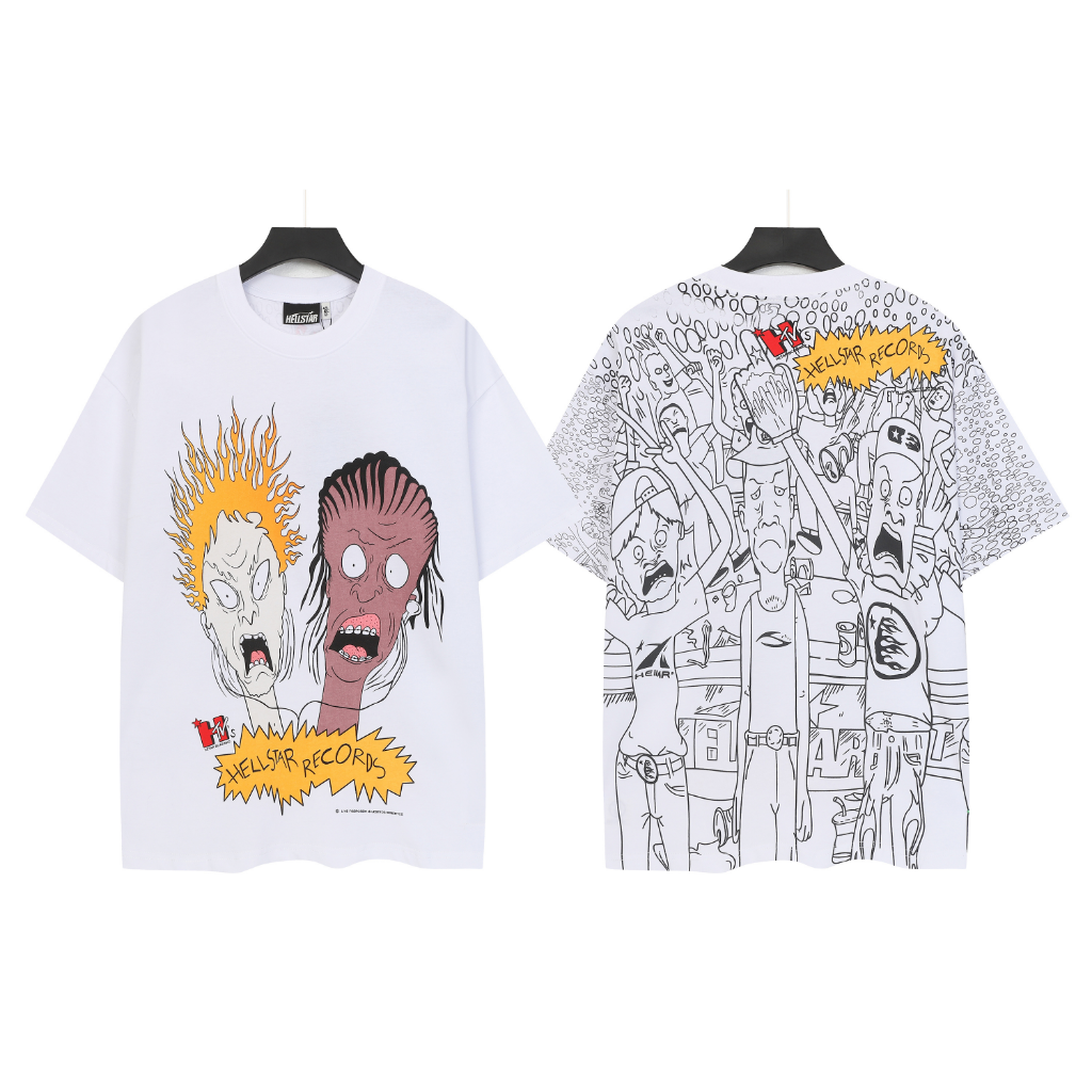 Hellstar Beavis and Butt-Head Records Tee