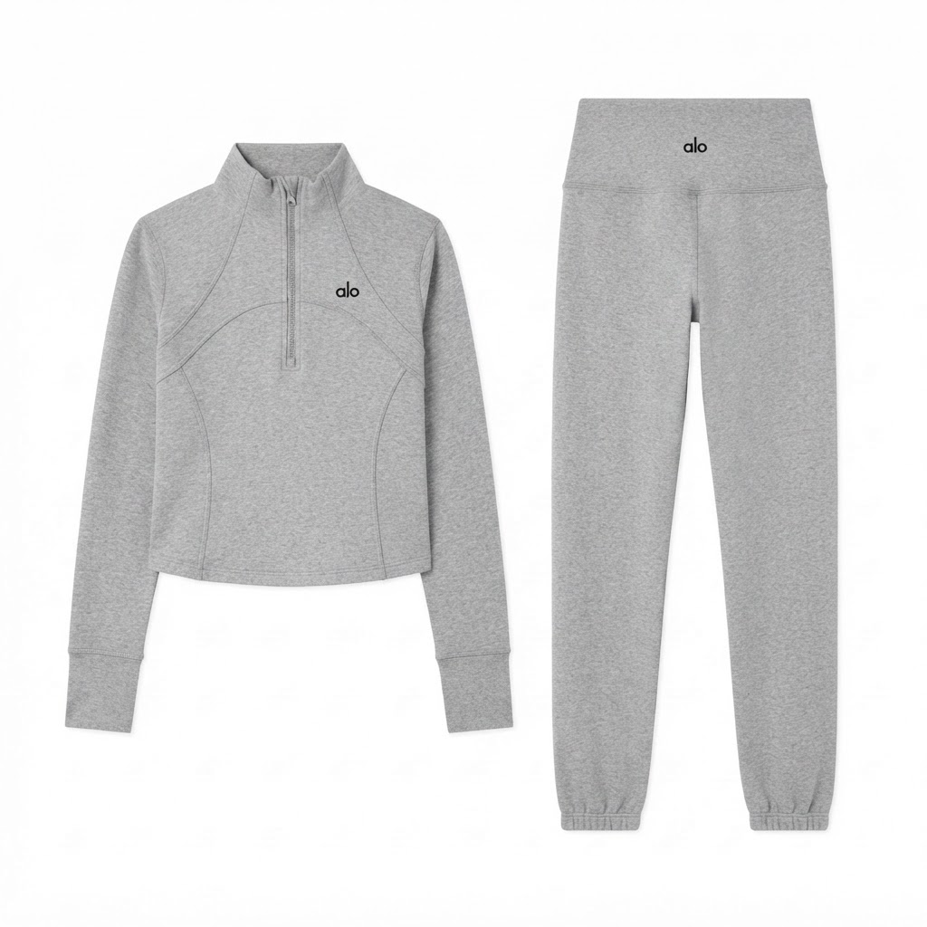 Alo Quarter-Zip Lounge Set