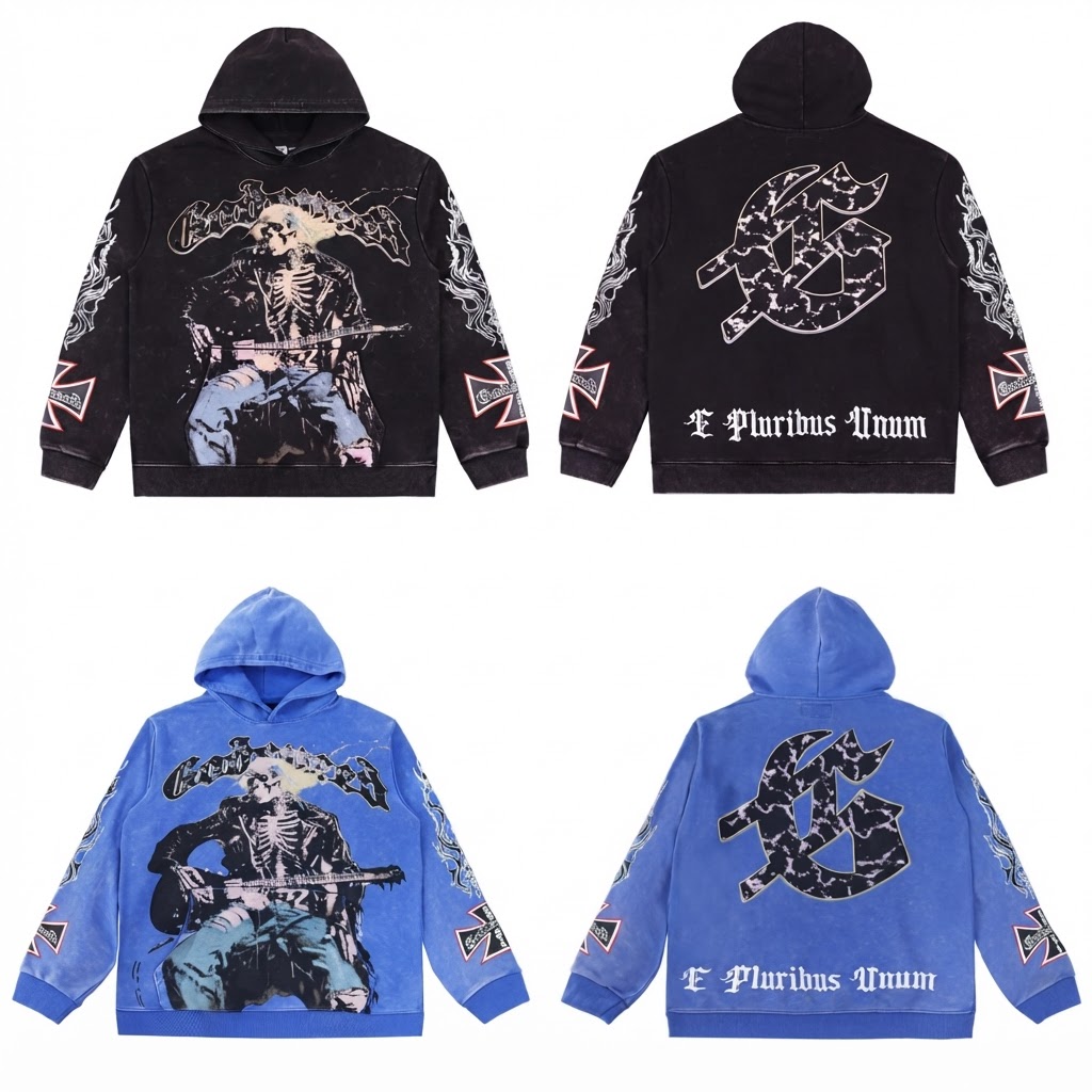 GODSPEED Guitar Skeleton Hoodie