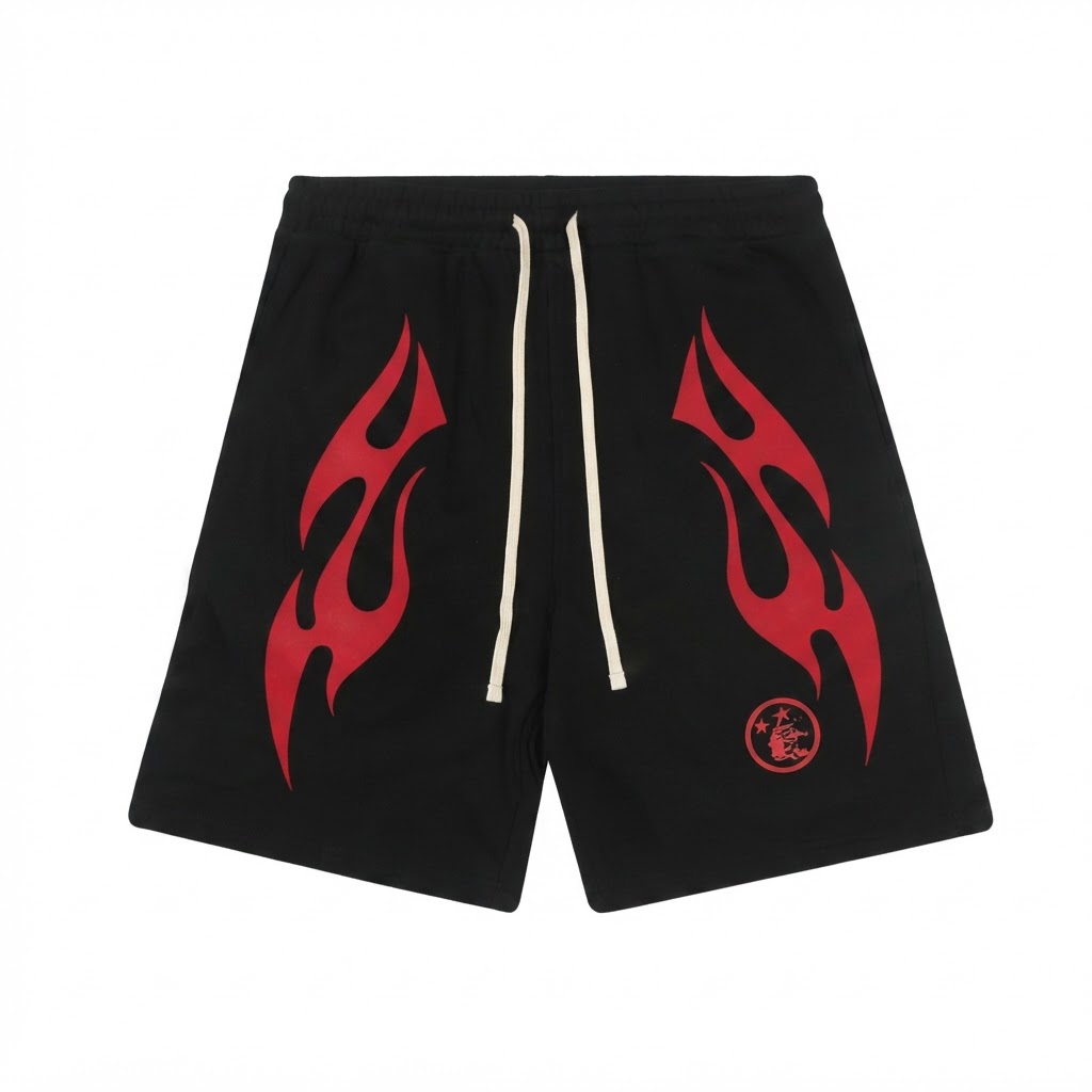 Hellstar Flame Logo Shorts