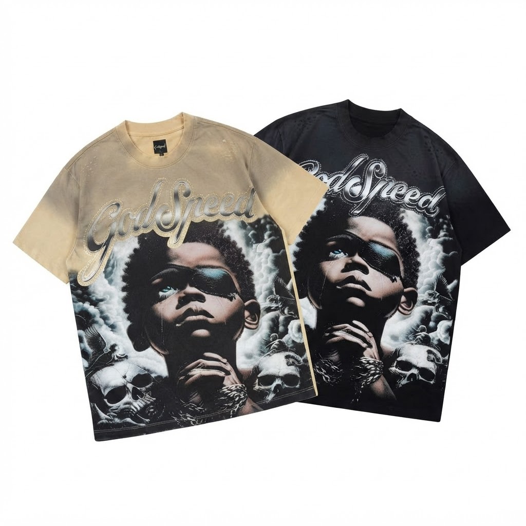 GODSPEED Eyepatch Prayer Graphic Tee