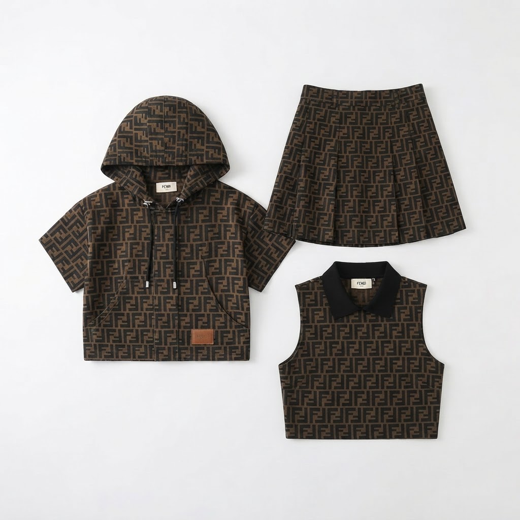 Fendi Zucca Three-Piece Set
