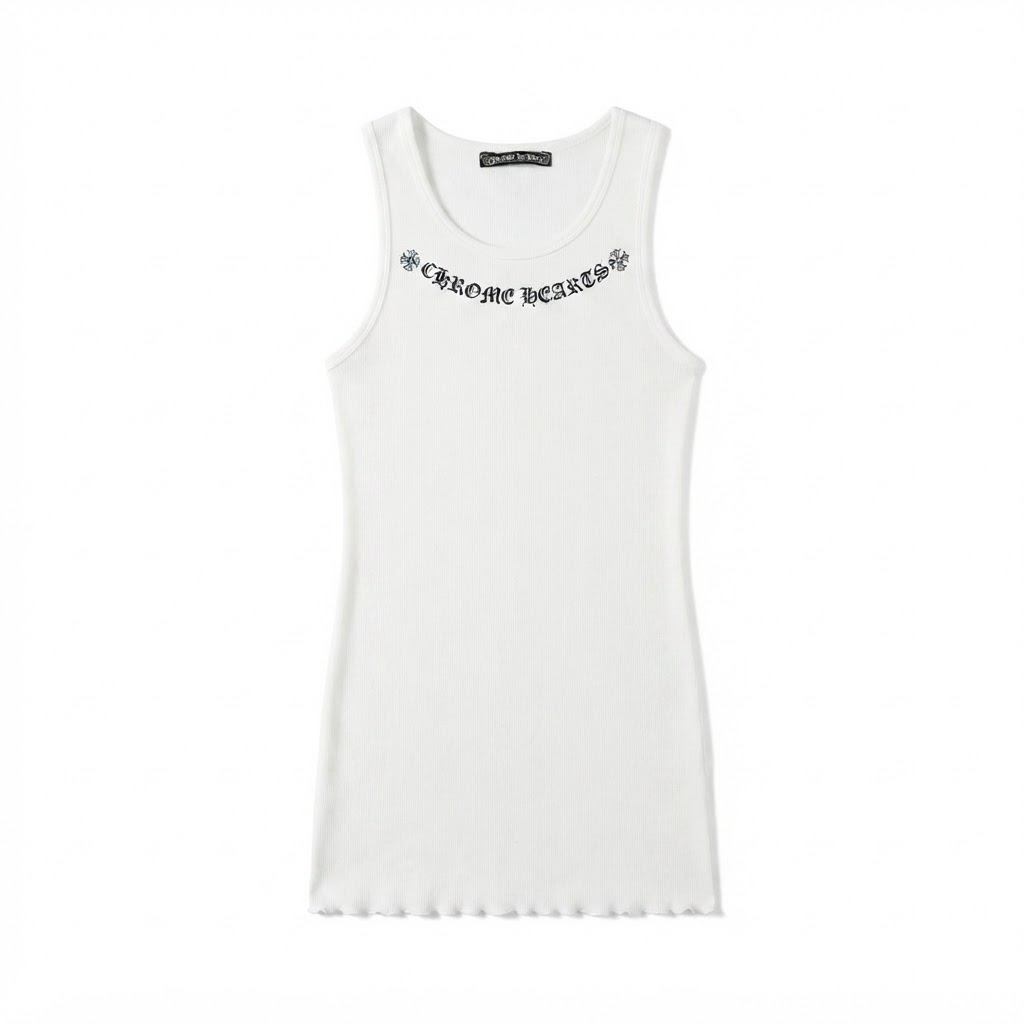 Chrome Hearts Ribbed Tank Dress